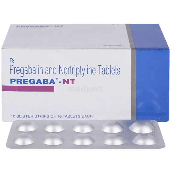 pregaba nt 10mg tablet 10's